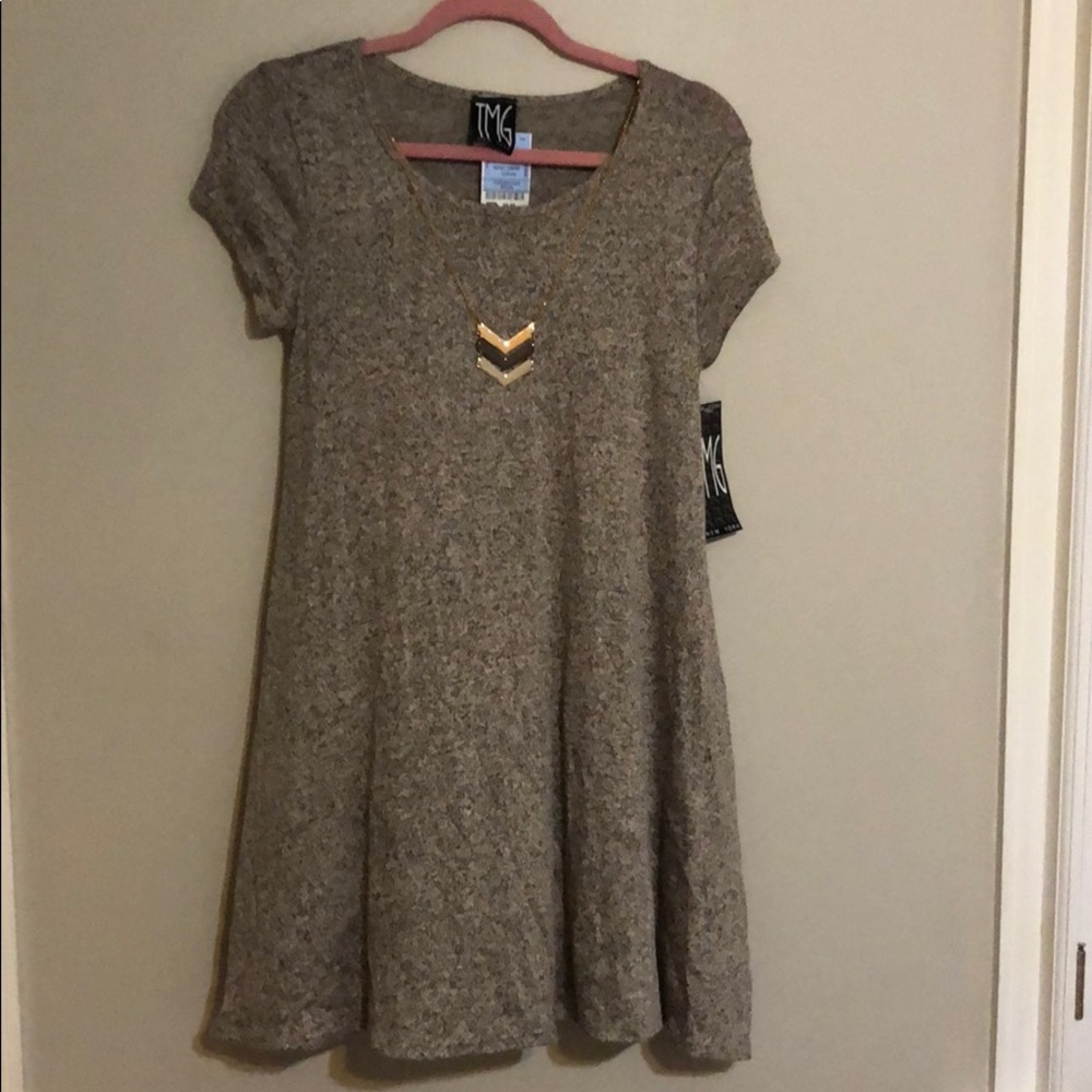 New Comfy Dress with attached necklace